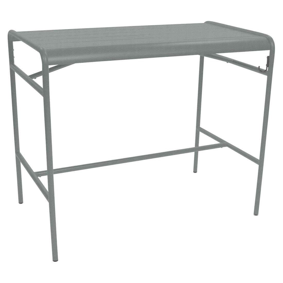 Fermob Luxembourg Table haute 126 x 73cm Gris lapilli C7