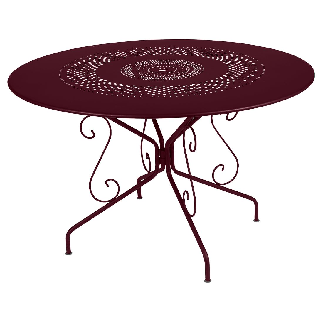 Fermob Montmartre Table ø 117cm Cerise noire B9