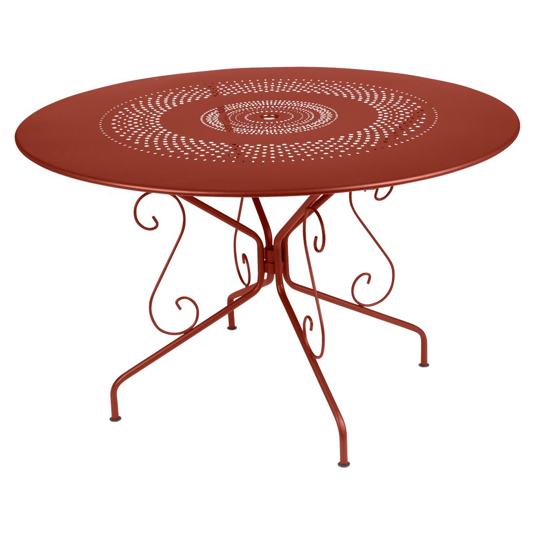 Fermob Montmartre Table ø 117cm Ocre rouge 20