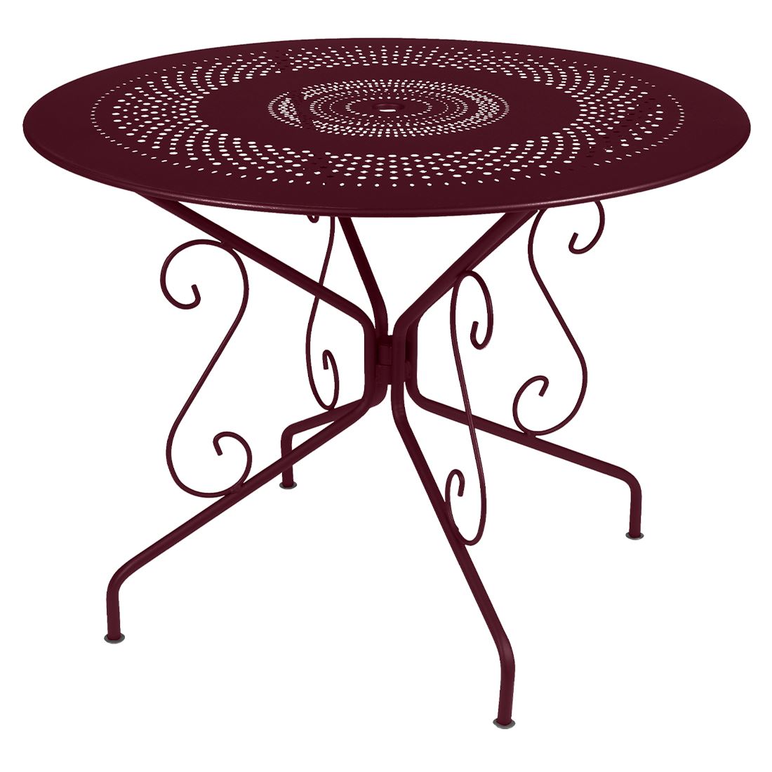Fermob Montmartre Table ø 96cm Cerise noire B9