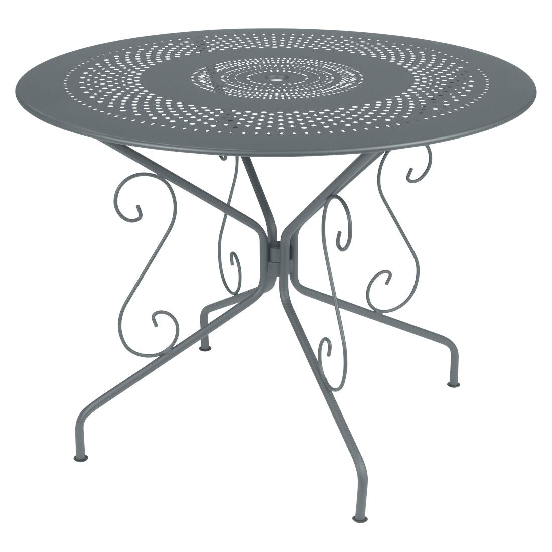Fermob Montmartre Table ø 96cm Gris orage 26