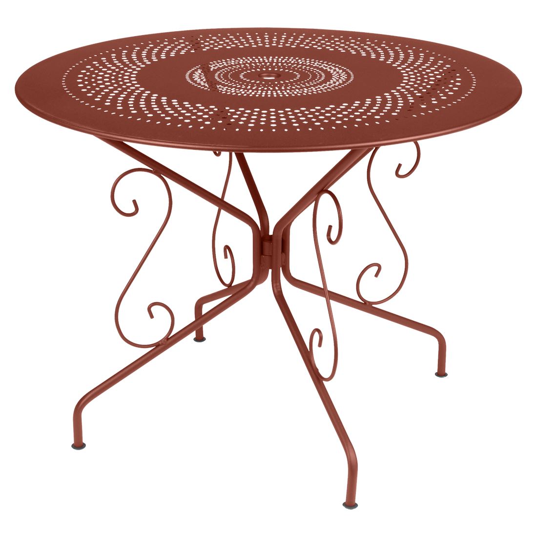 Fermob Montmartre Table ø 96cm Ocre rouge 20
