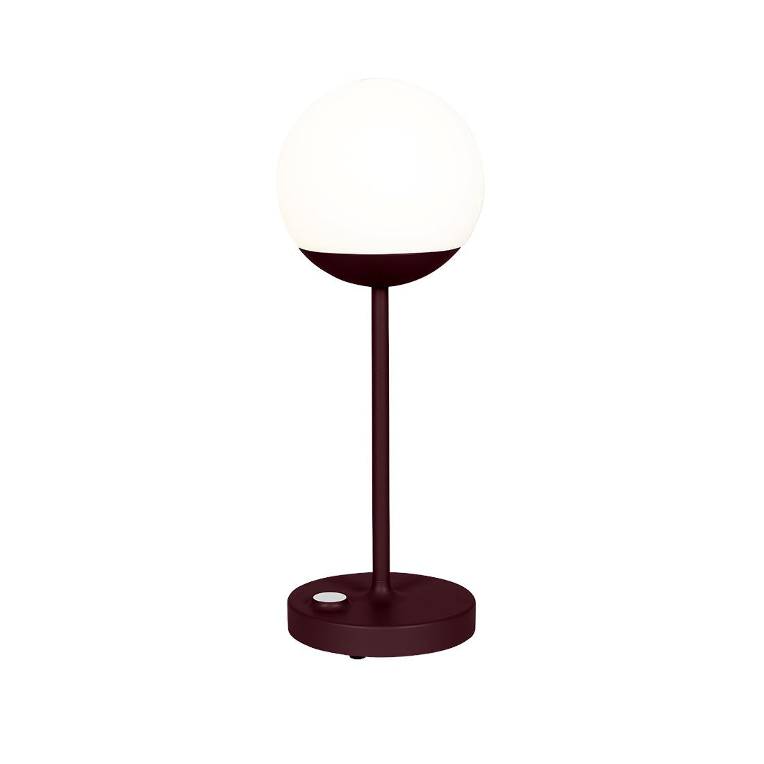 Fermob Mooon! Lampe H.41 Max (avec diffuseur en verre) Modèle 2023 Cerise noire B9