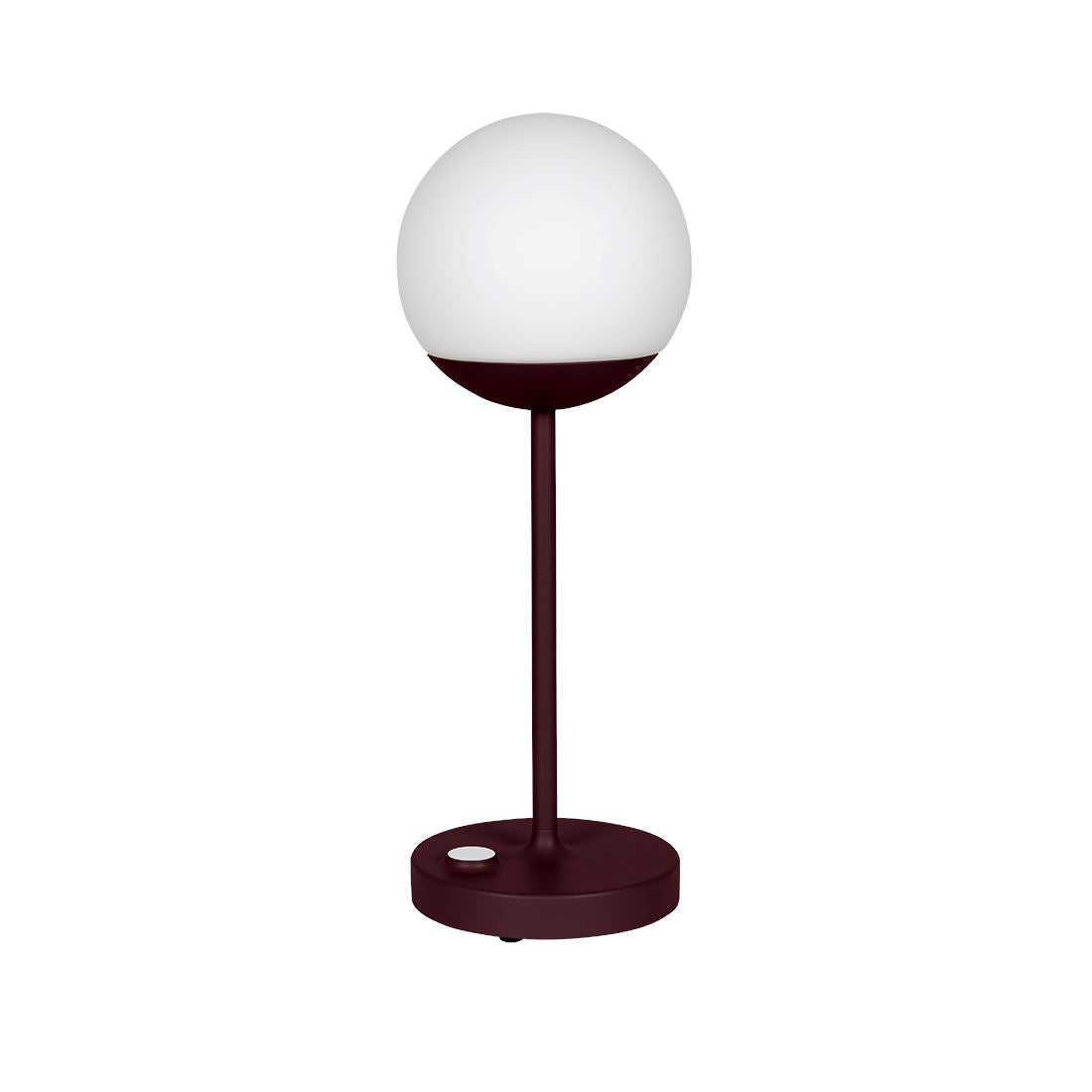 Fermob Mooon! Lampe h.41cm Version 2022 Cerise noire B9
