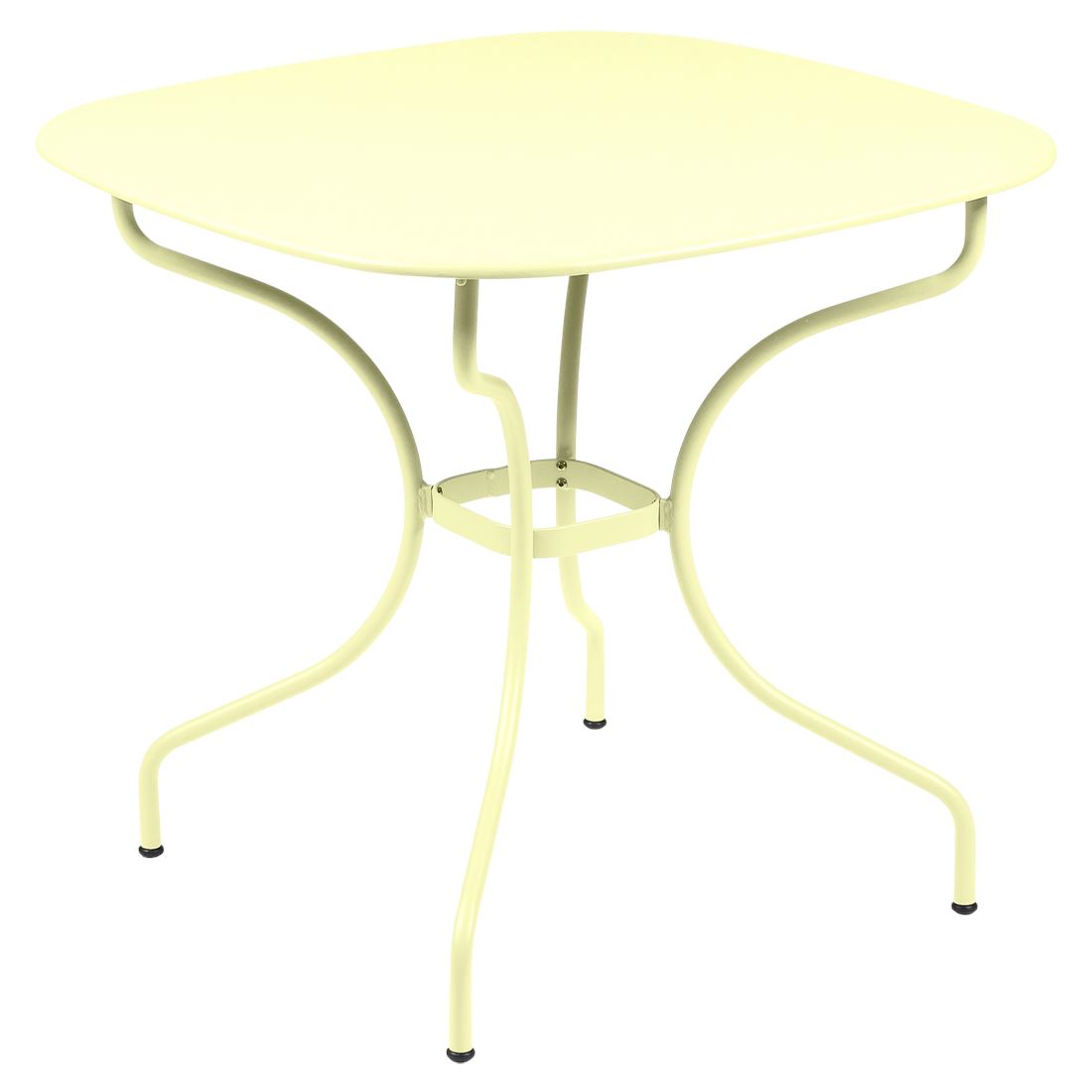 Fermob Opéra+ Table carronde 82 x 82cm Citron givré A6