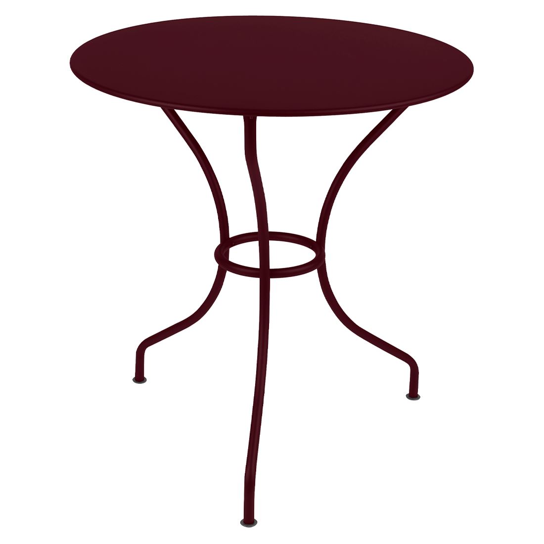 Fermob Opéra+ Table ø 67cm Cerise noire B9