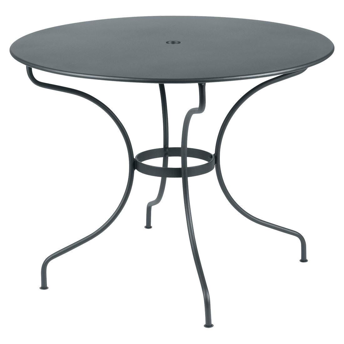 Fermob Opera+ Table ø 96cm Gris orage 26