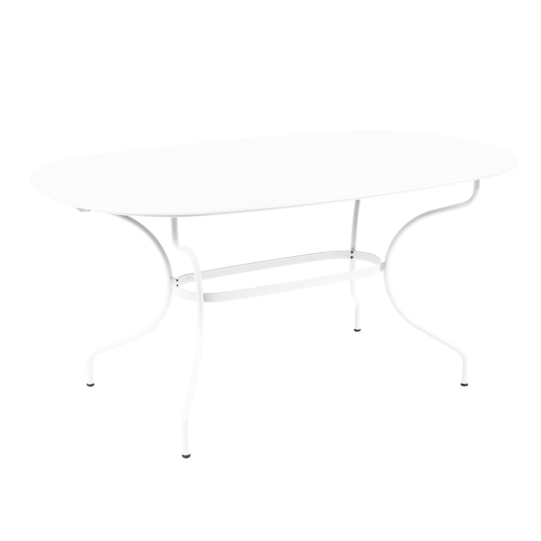 Fermob Opéra+ Table ovale 160 x 90cm Blanc coton 01