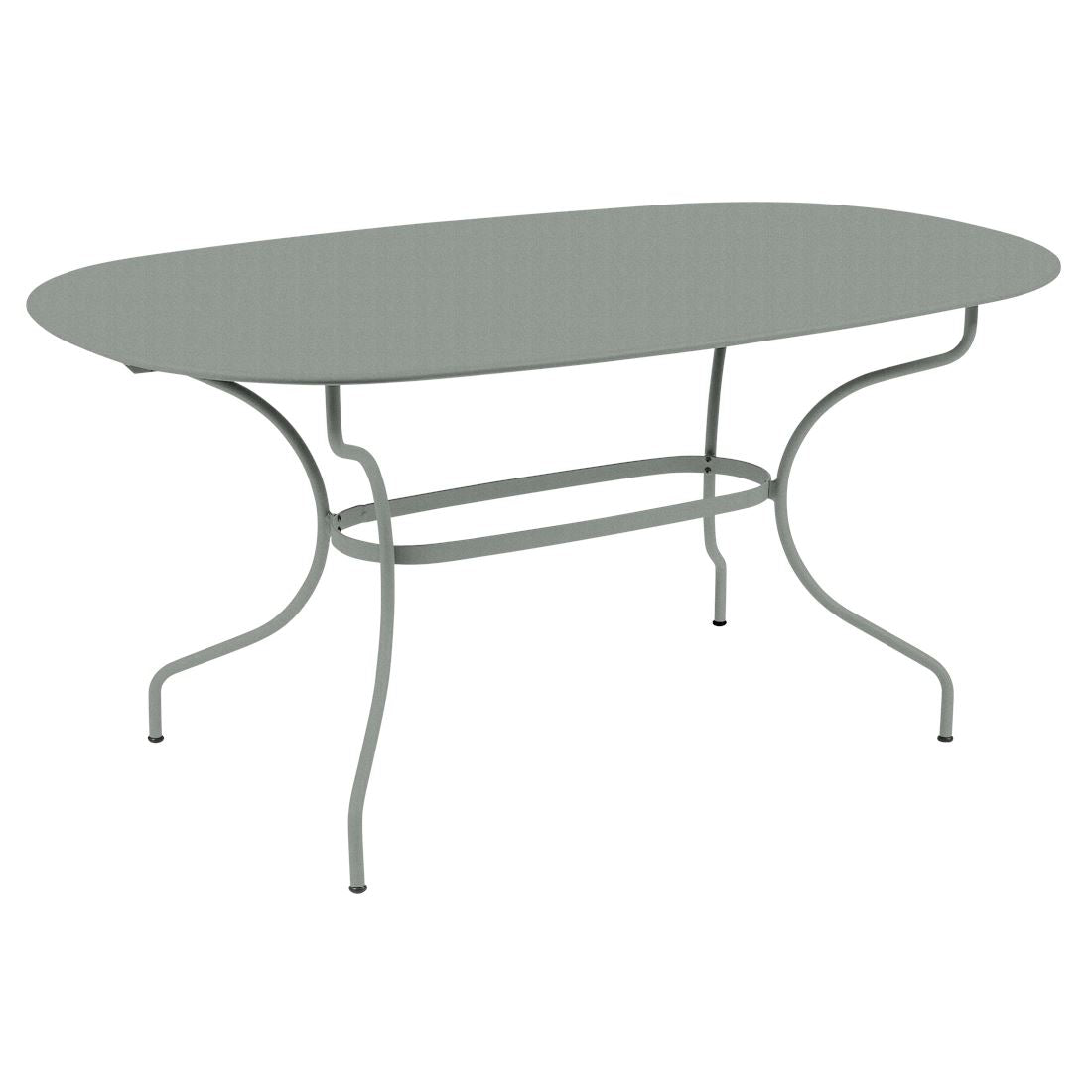 Fermob Opéra+ Table ovale 160 x 90cm Gris lapilli C7