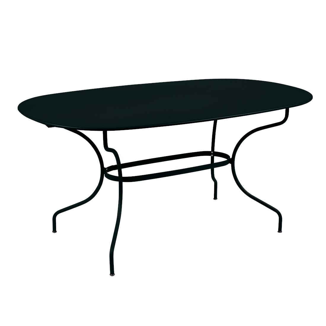 Fermob Opéra+ Table ovale 160 x 90cm Réglisse 42