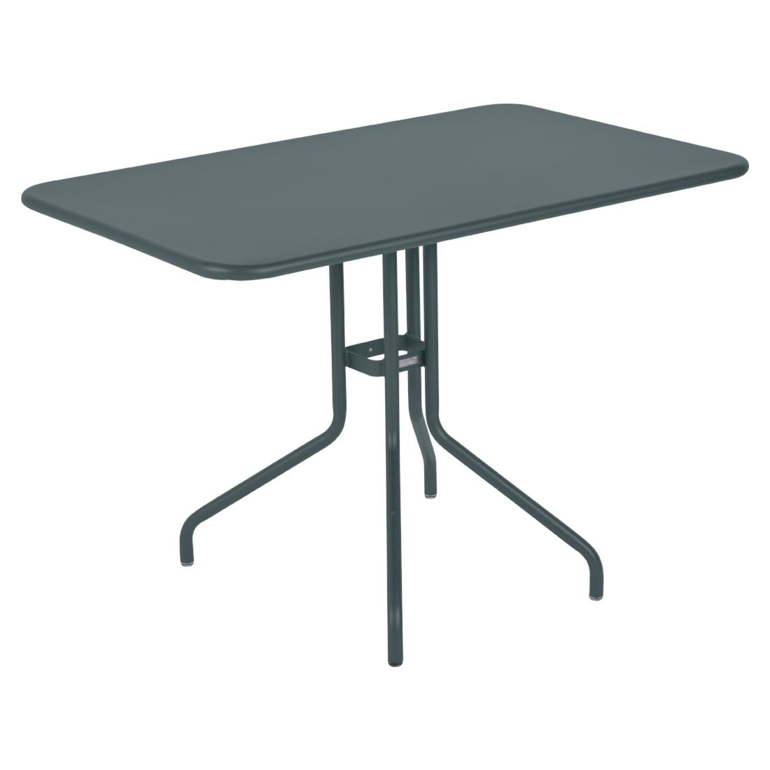 Fermob Pétale Table 110 x 70cm Gris orage 26