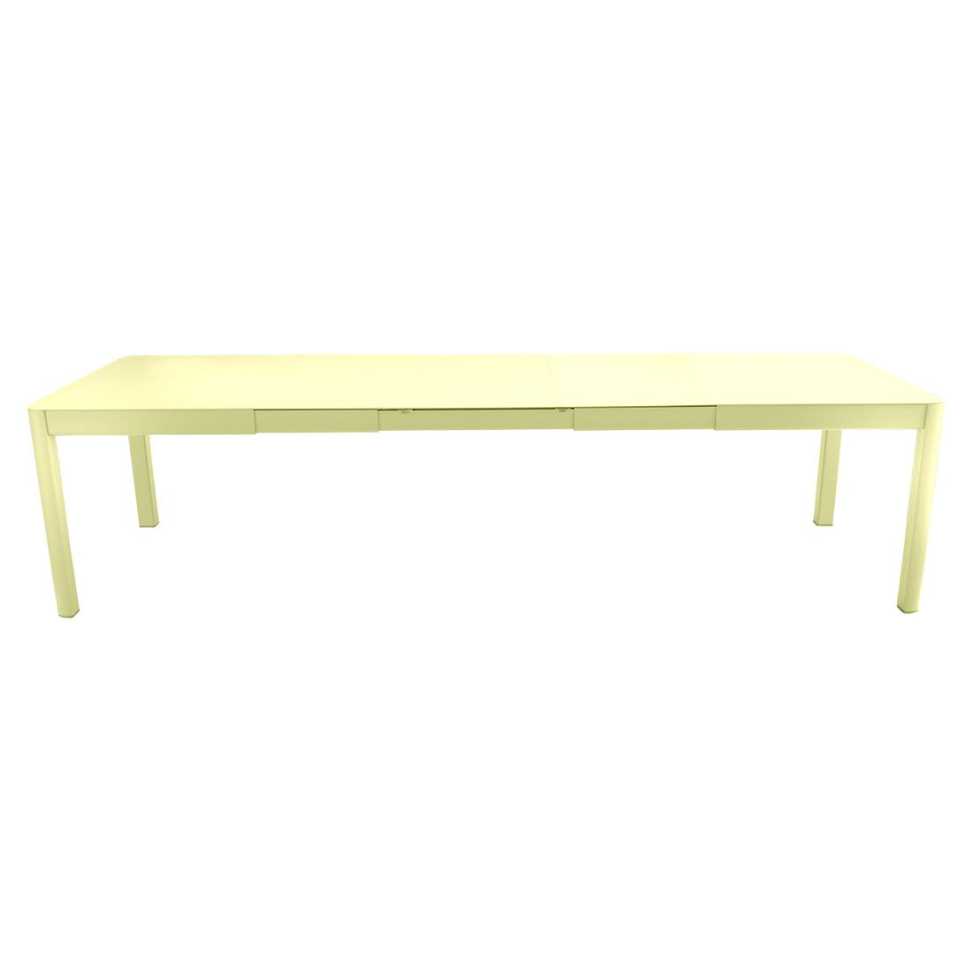 Fermob Ribambelle Table 3 allonges xl 149/299 x 100cm Citron givré A6