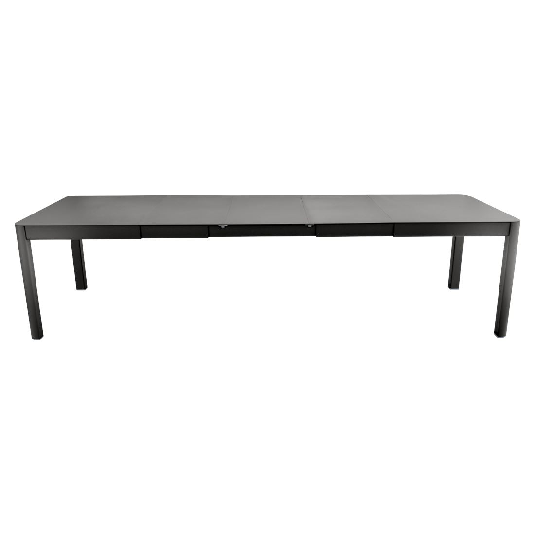 Fermob Ribambelle Table 3 allonges xl 149/299 x 100cm Réglisse 42