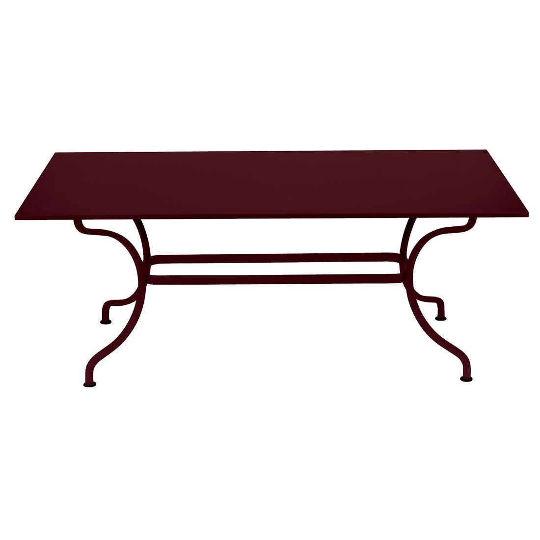 Fermob Romane Table 180 x 100cm Cerise noire B9