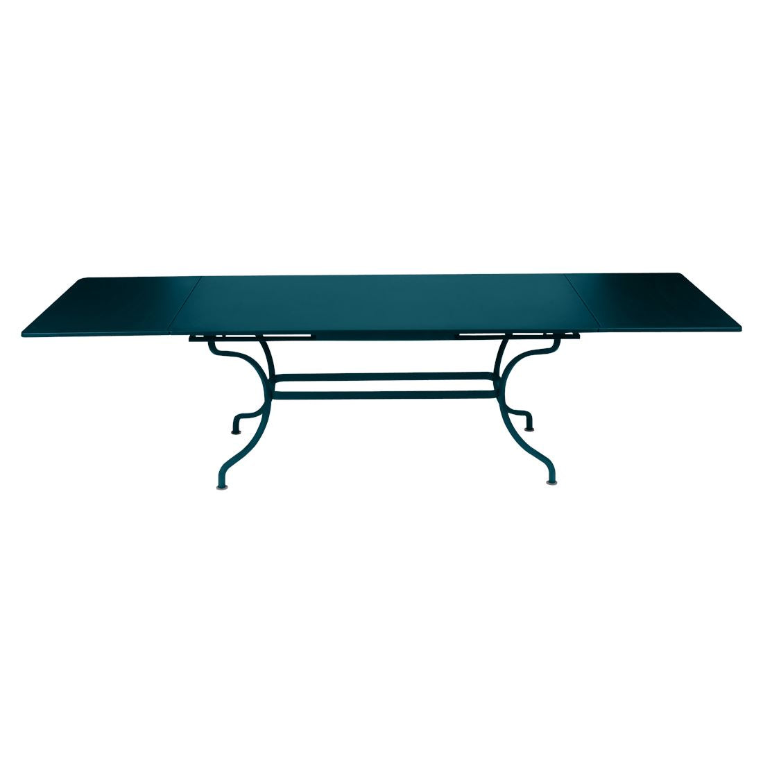 Fermob Romane Table à allonges 200/300 x 100cm Bleu acapulco 21