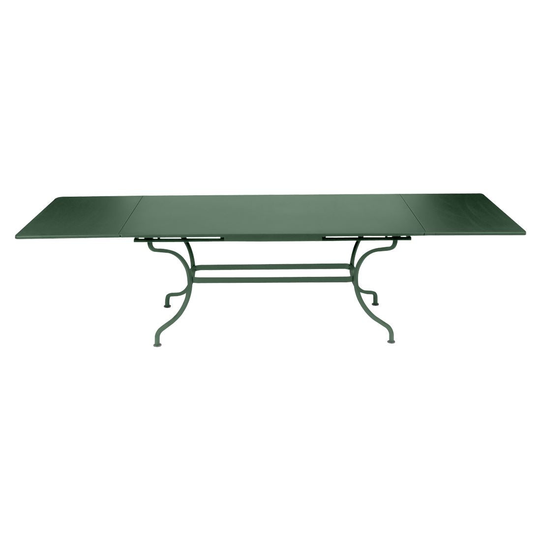 Fermob Romane Table à allonges 200/300 x 100cm Vert cèdre 02