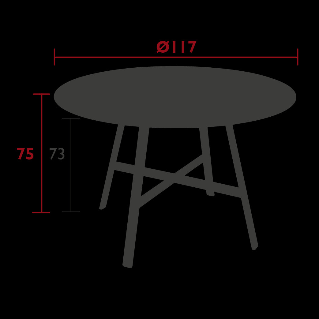 Fermob So'O Table Ø 117cm