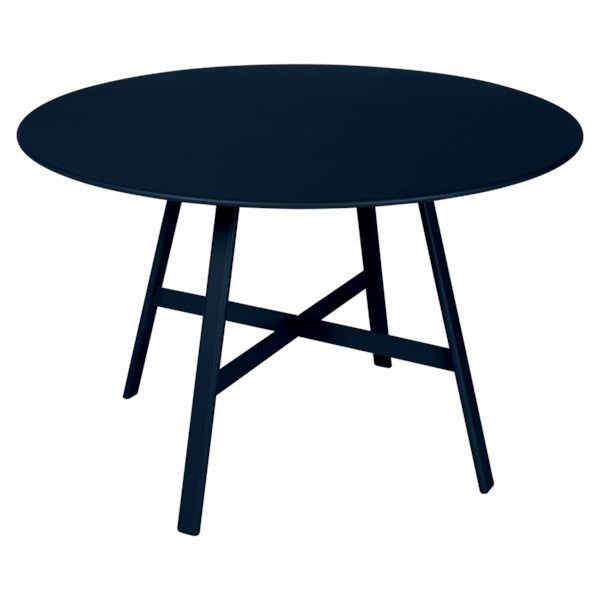 Fermob So'O Table Ø 117cm Bleu abysse 92