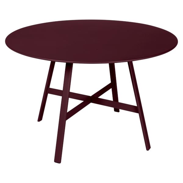 Fermob So'O Table Ø 117cm Cerise noire B9