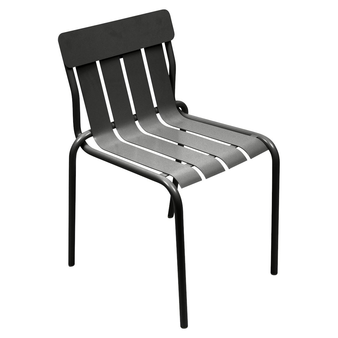 Fermob Stripe Chaise Réglisse 42