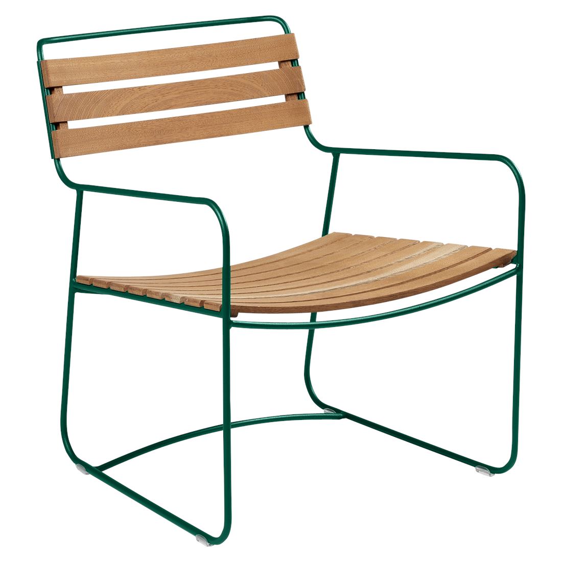 Fermob Surprising® Fauteuil bas teck Vert cèdre 02