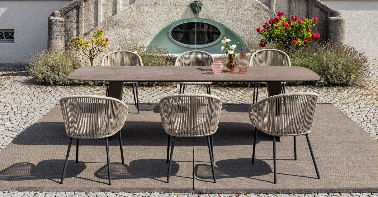 Fischer Möbel Basil Fauteuil repas, Coussins en sus