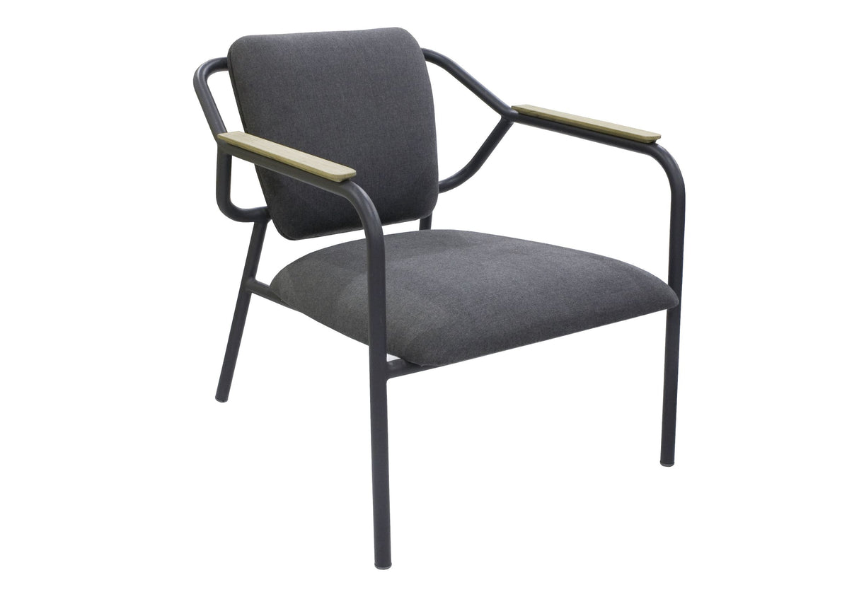 Gate Living Laka Fauteuil club lounge avec coussins laminés