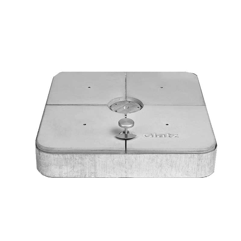 Glatz Cadre pour socle à roulettes M4 150kg, kit de poids en sus