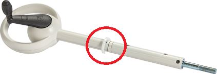 Glatz Clip d'arrêt pour manivelle Pendalex V+