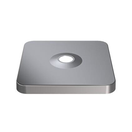 Glatz Couvercle-Cache pour Socle M4 120kg Aspect aluminium anodisé