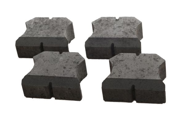 Glatz Kit de poids 4 pièces (env. 32kg) pour Cadre pour socle à roulettes 45kg