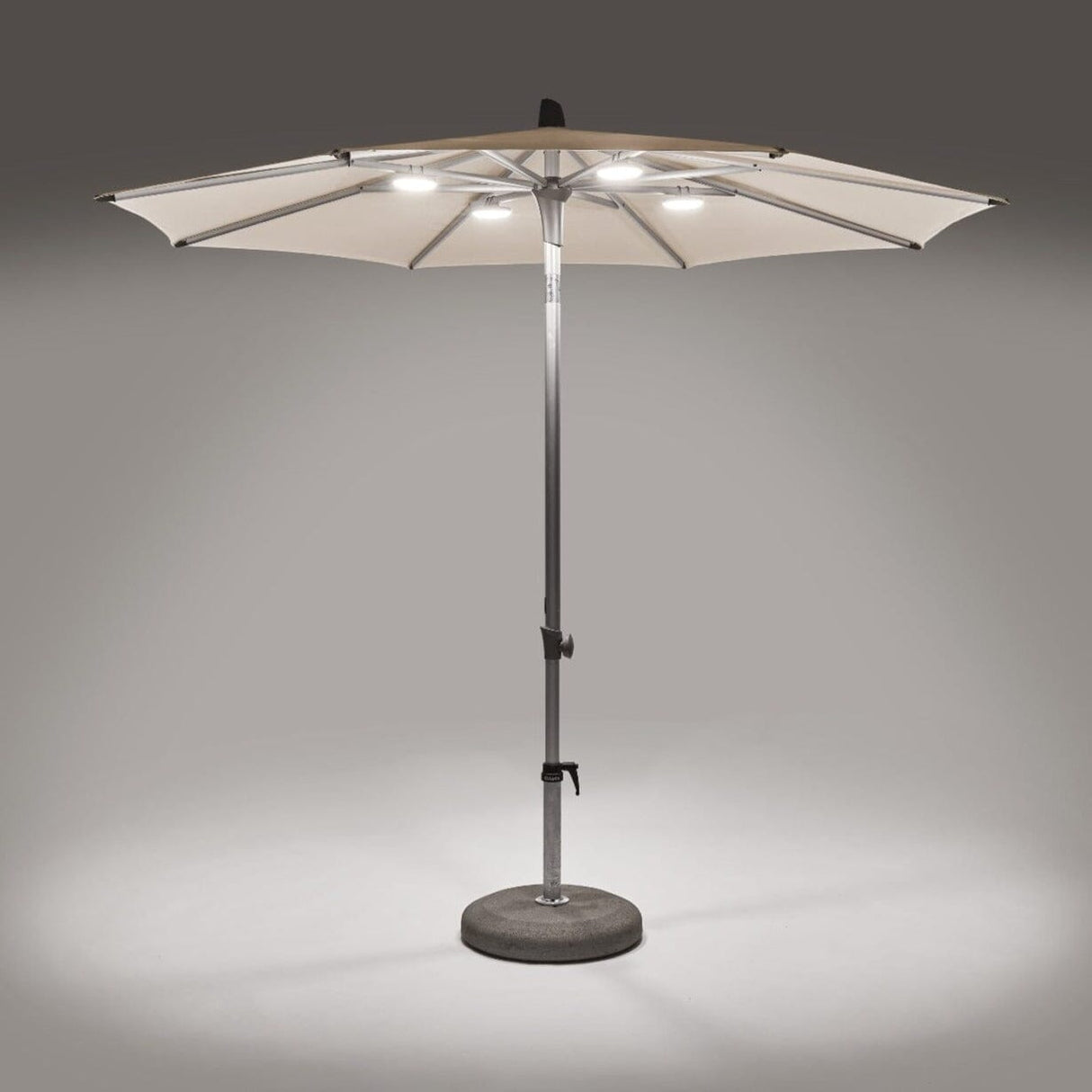 Glatz Osyrion Spot LED, jeu de 4 Lampes sans fil avec télécommande pour parasol