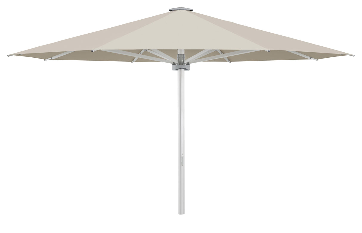 Glatz Palazzo Noblesse Parasol Professionnel Ø700cm 527 Urban Chrome Alu naturel eloxé