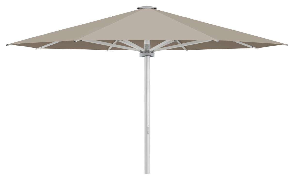 Glatz Palazzo Noblesse Parasol Professionnel Ø700cm 605 Clay Alu naturel eloxé