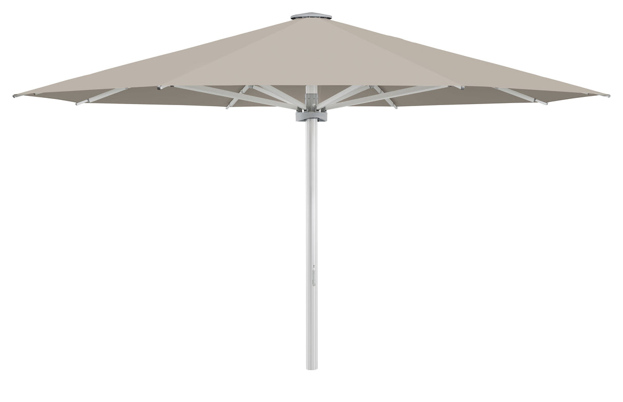 Glatz Palazzo Noblesse Parasol Professionnel Ø700cm 686 Urban Clay Alu naturel eloxé