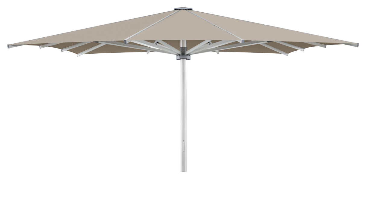 Glatz Palazzo Royal Parasol Professionnel 650x650cm 12 baleines 605 Clay