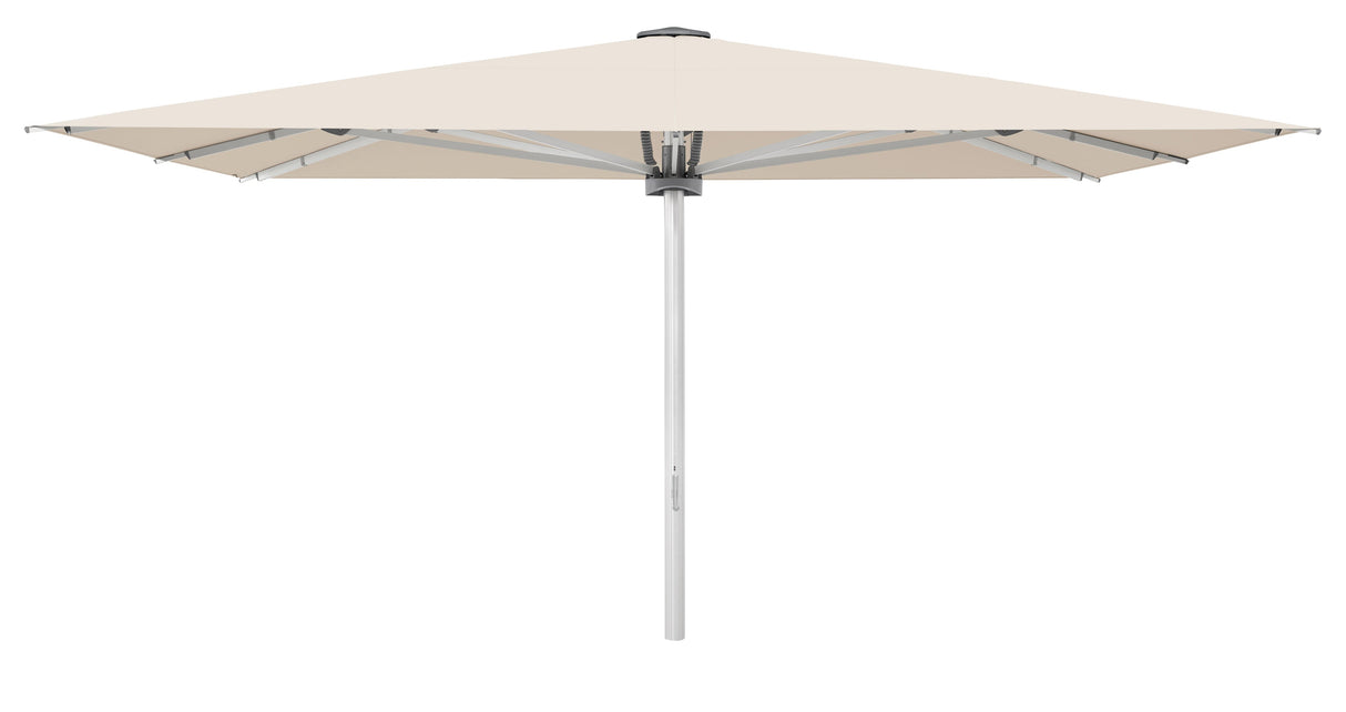 Glatz Palazzo Style Parasol Professionnel 400x300cm 523 Champagne Alu naturel eloxé
