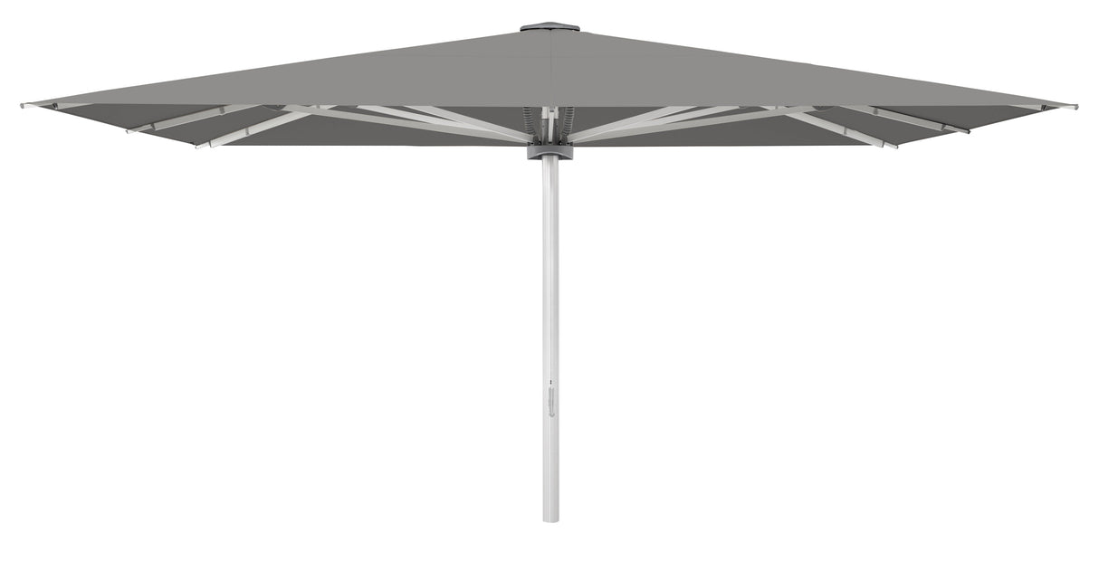 Glatz Palazzo Style Parasol Professionnel 400x300cm 684 Urban Shadow Alu naturel eloxé