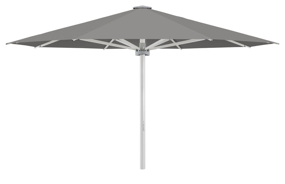 Glatz Palazzo Style Parasol Professionnel Ø350cm 684 Urban Shadow Alu naturel eloxé
