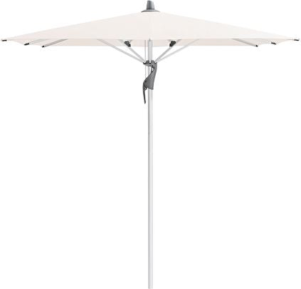 Glatz Parasol Fortino Riviera 200x200cm 453 Vanilla Alu naturel eloxé