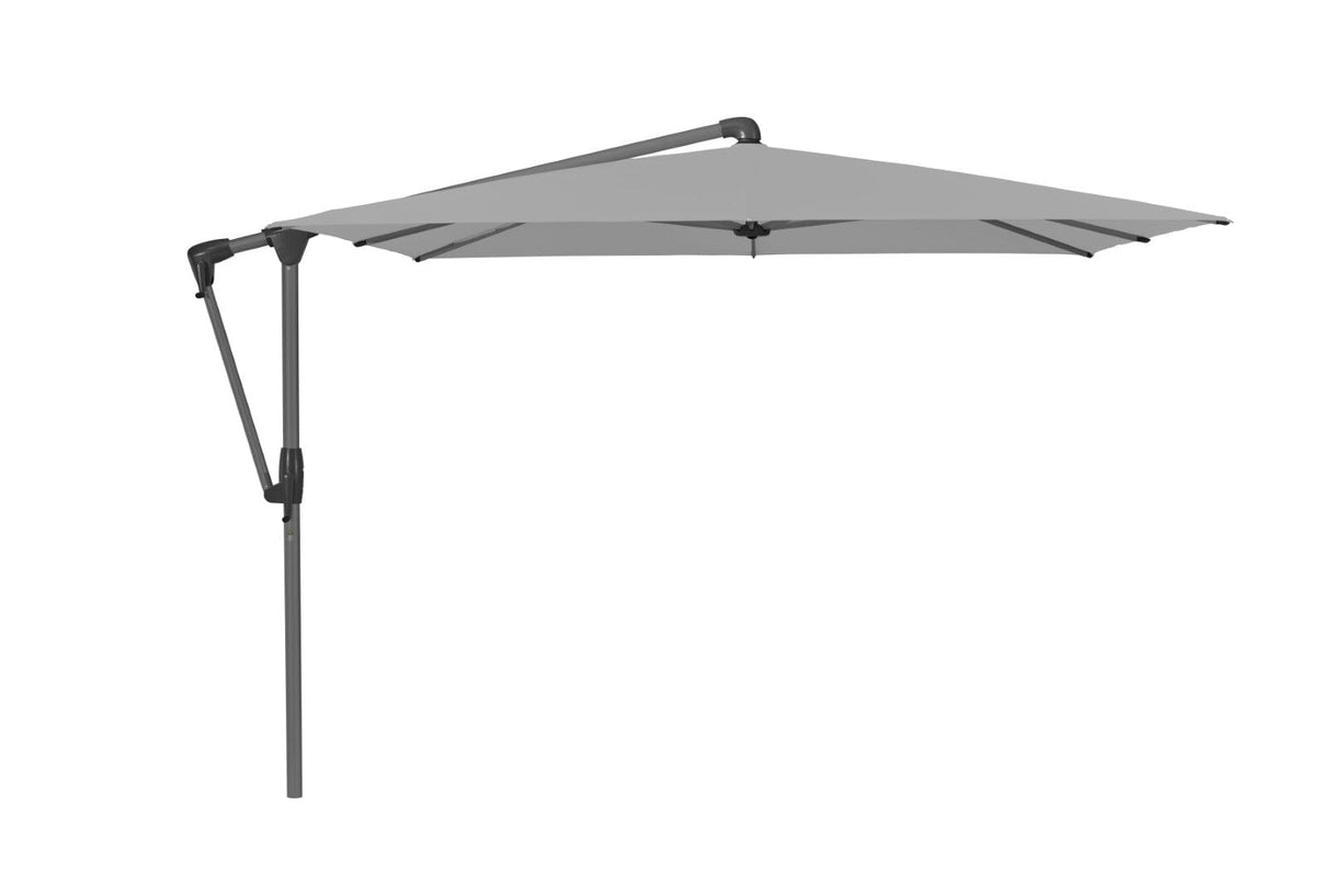 Glatz Parasol Sunwing Casa 270x270cm 501 Granite Alu laqué anthracite