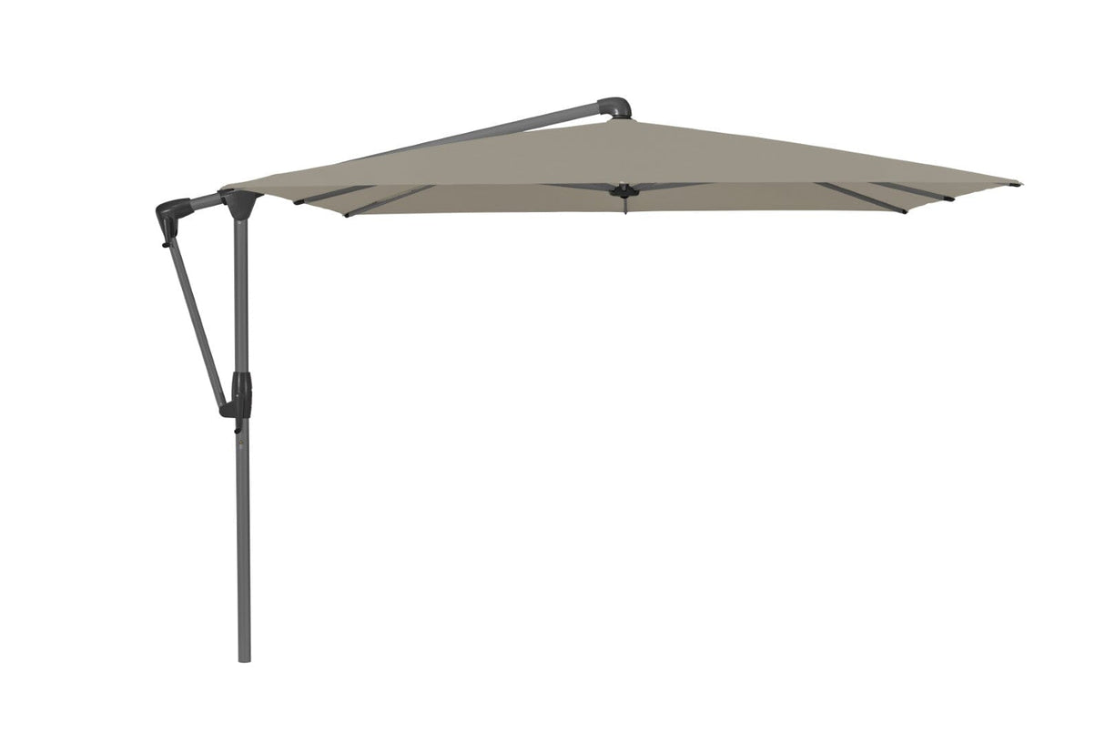 Glatz Parasol Sunwing Casa 270x270cm 605 Clay Alu laqué anthracite