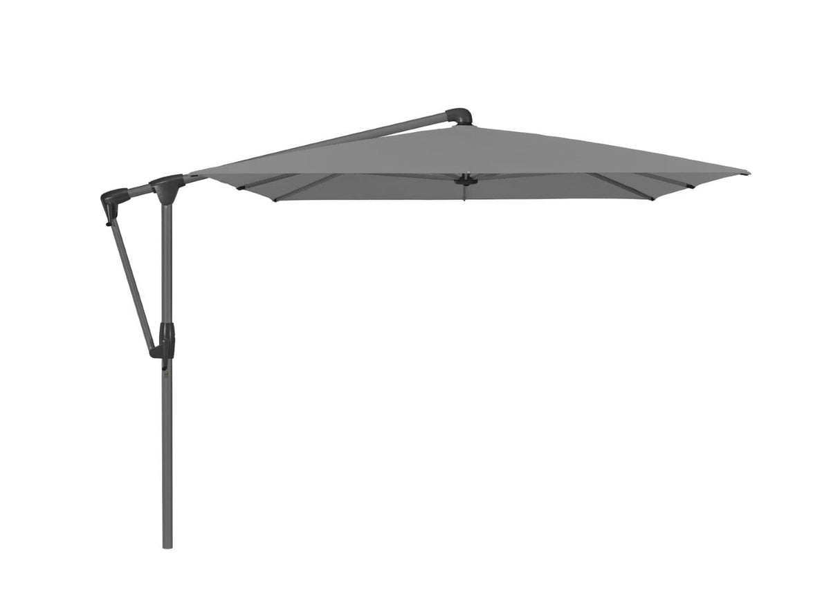 Glatz Parasol Sunwing Casa 300x240cm 420 Smoke Alu laqué anthracite