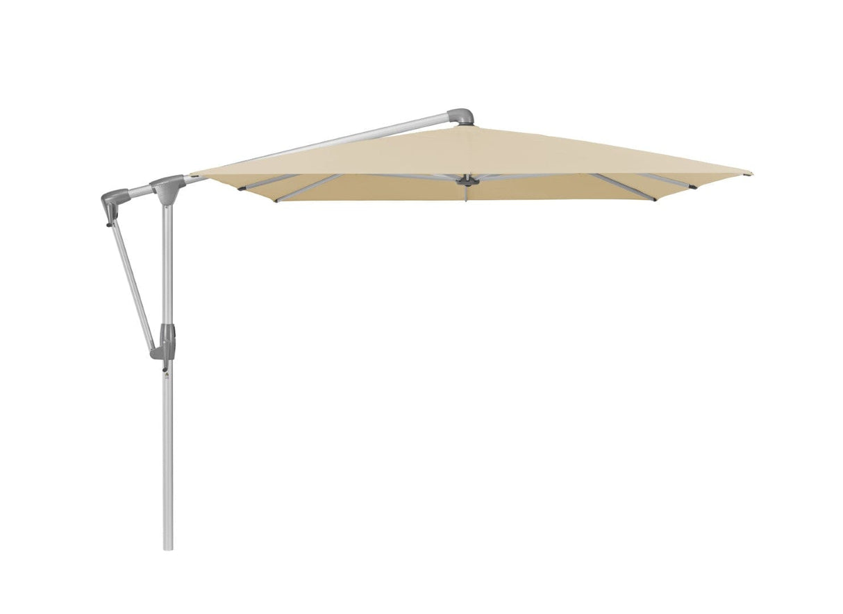 Glatz Parasol Sunwing Casa 300x240cm 422 Cream Alu naturel eloxé