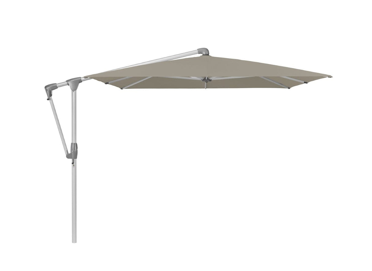 Glatz Parasol Sunwing Casa 300x240cm 605 Clay Alu naturel eloxé