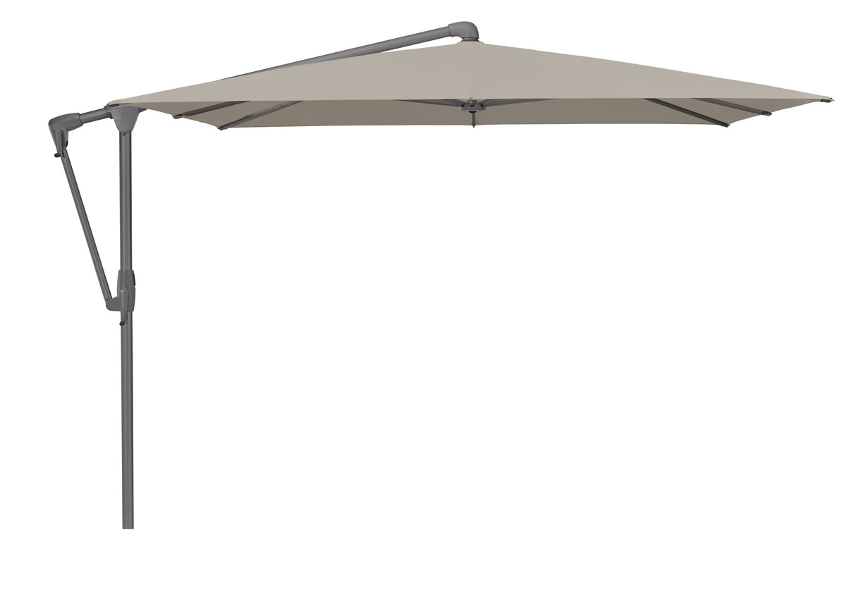 Glatz Parasol Sunwing Casa easy 300x240cm 151 Ash Alu laqué anthracite