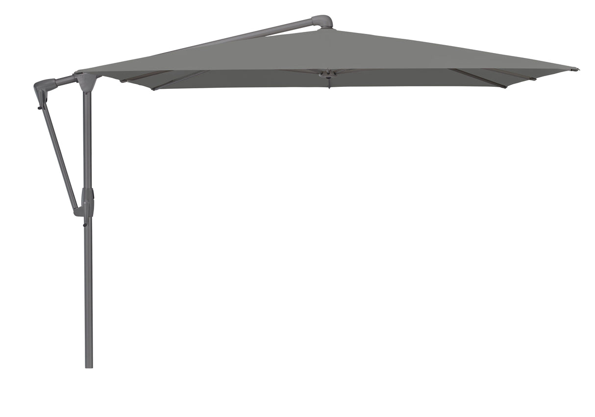 Glatz Parasol Sunwing Casa easy 300x240cm 157 Stone grey Alu laqué anthracite