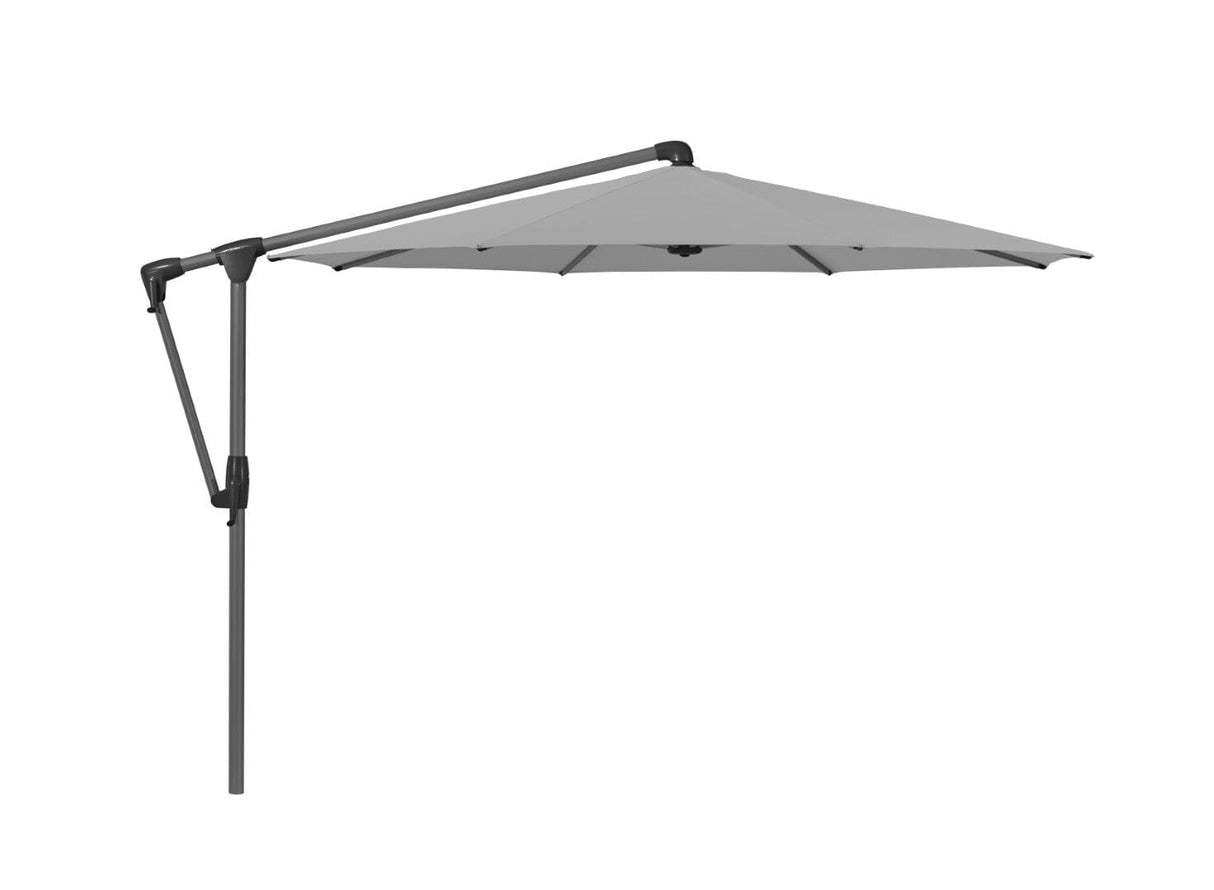Glatz Parasol Sunwing Casa Ø300cm 501 Granite Alu laqué anthracite