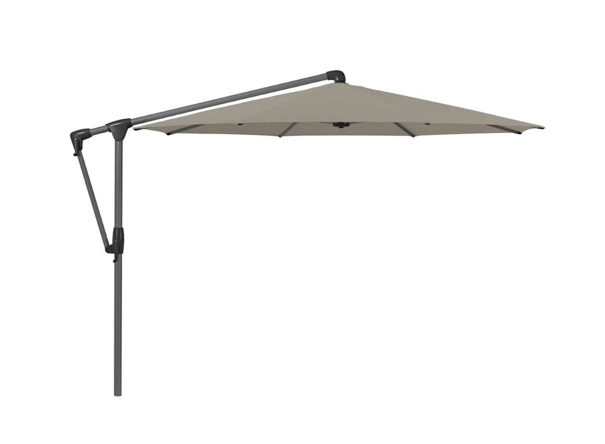 Glatz Parasol Sunwing Casa Ø300cm 605 Clay Alu laqué anthracite