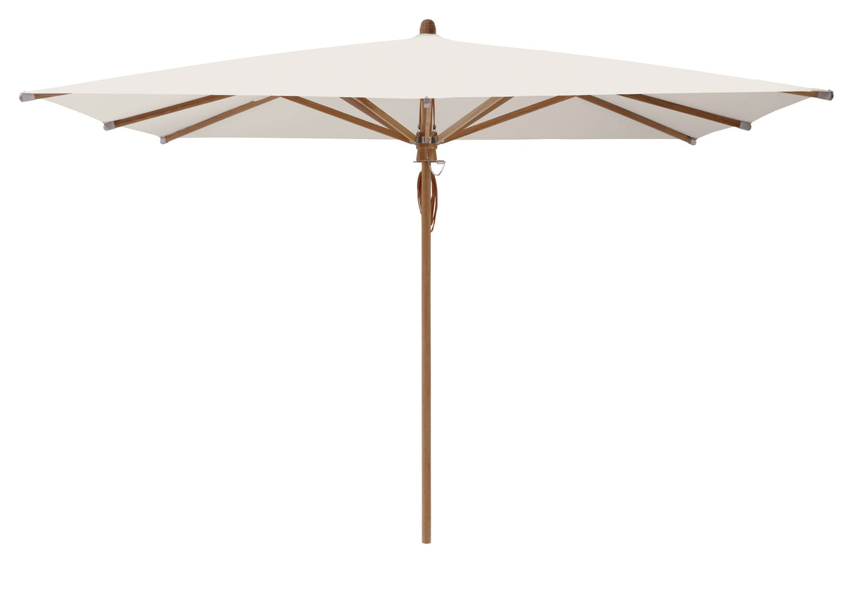 Glatz Parasol Teakwood 330x330cm 453 Vanilla